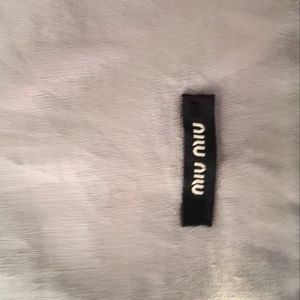 Dust bag Miu Miu